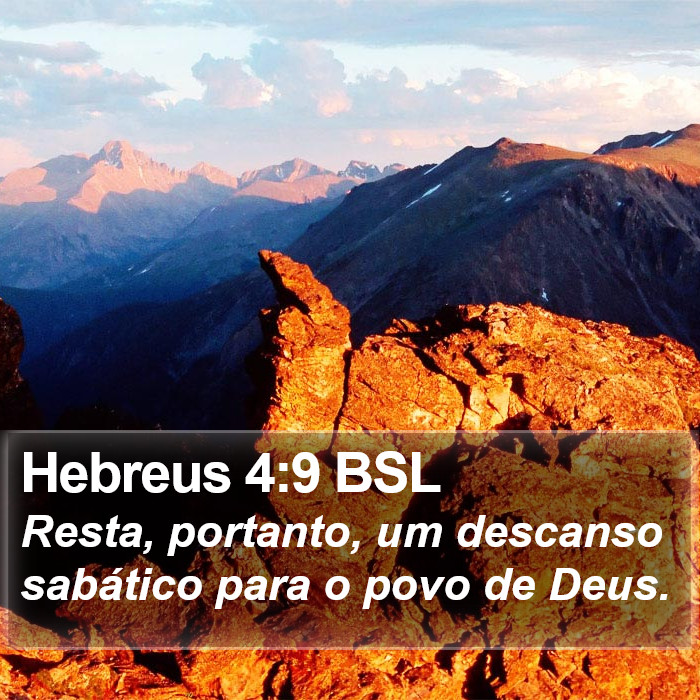 Hebreus 4:9 BSL Bible Study