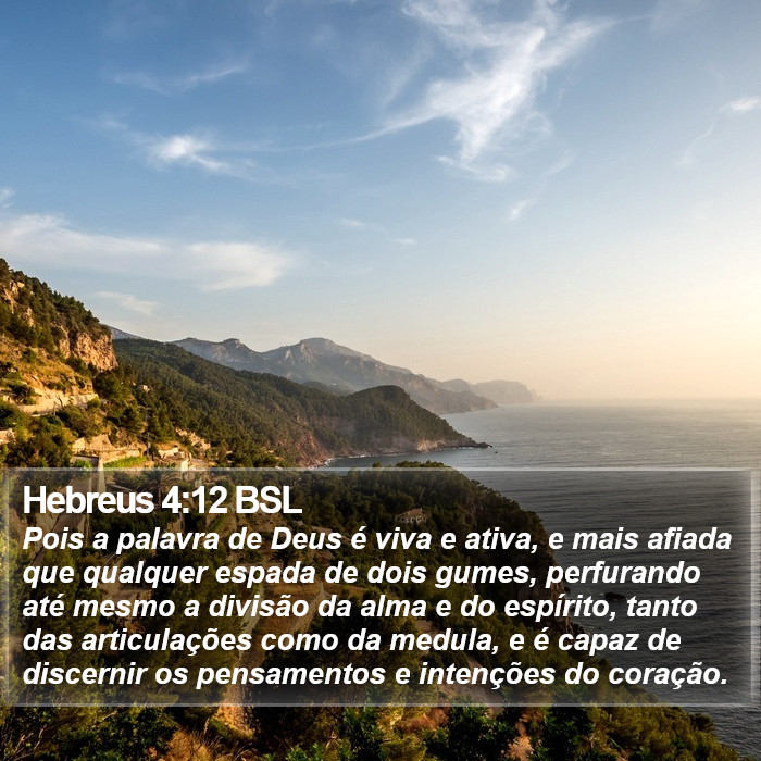 Hebreus 4:12 BSL Bible Study