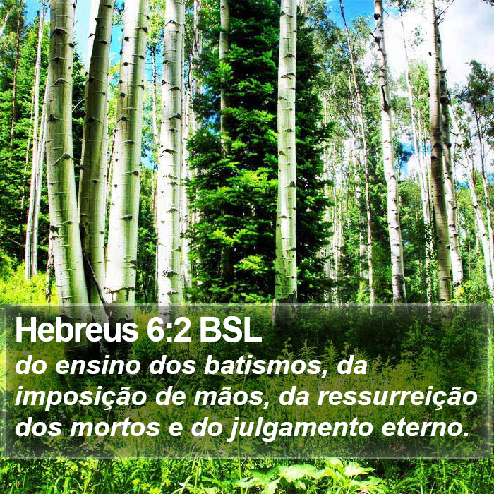 Hebreus 6:2 BSL Bible Study