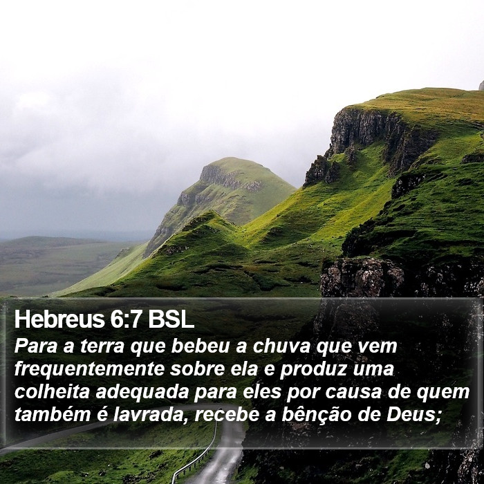 Hebreus 6:7 BSL Bible Study