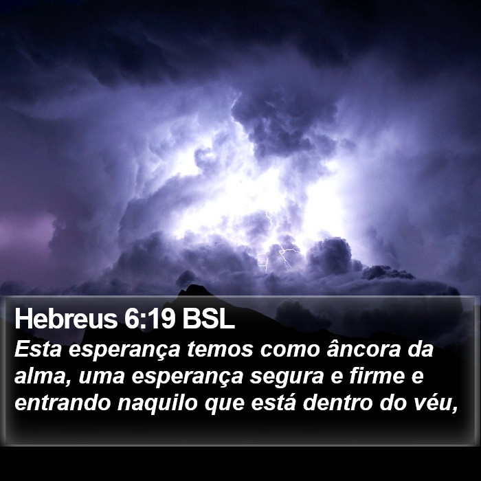 Hebreus 6:19 BSL Bible Study