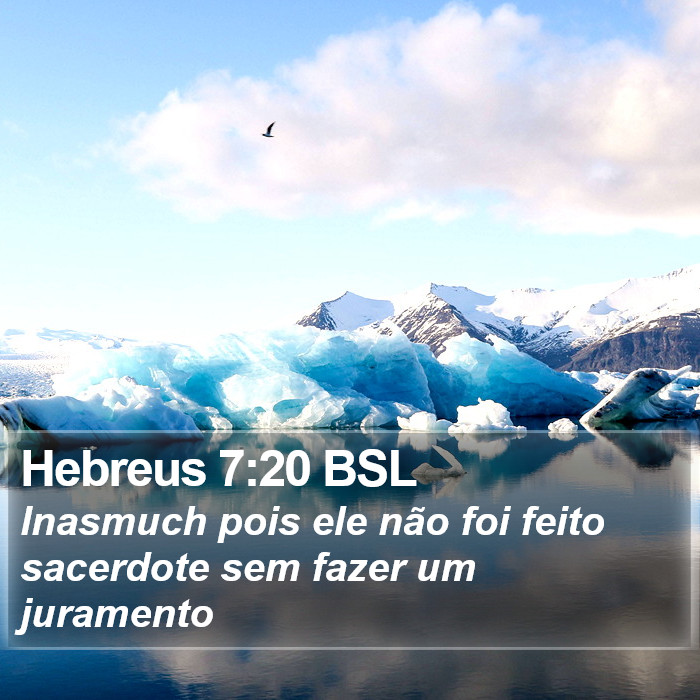 Hebreus 7:20 BSL Bible Study