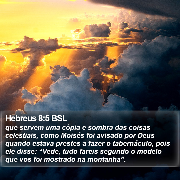 Hebreus 8:5 BSL Bible Study