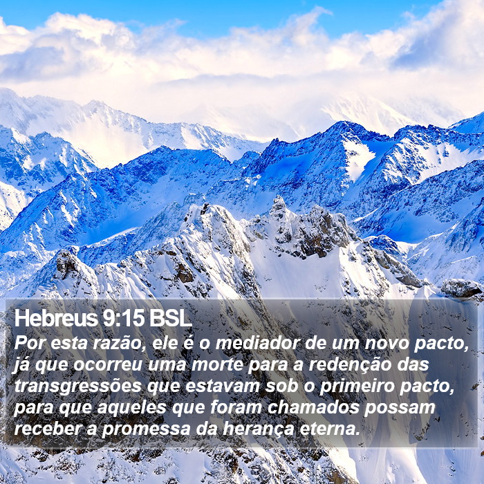 Hebreus 9:15 BSL Bible Study