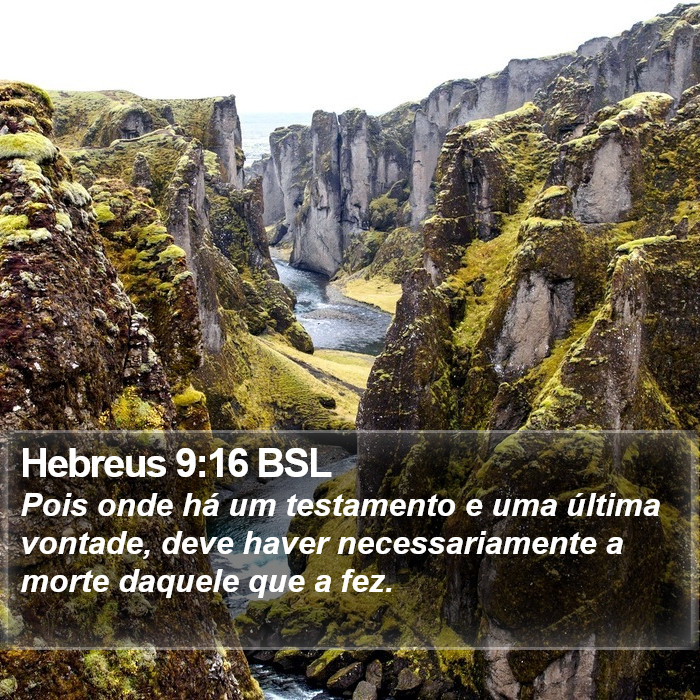 Hebreus 9:16 BSL Bible Study