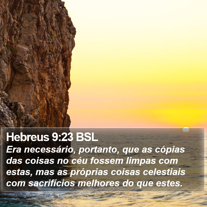 Hebreus 9:23 BSL Bible Study