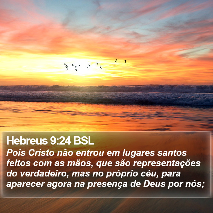 Hebreus 9:24 BSL Bible Study