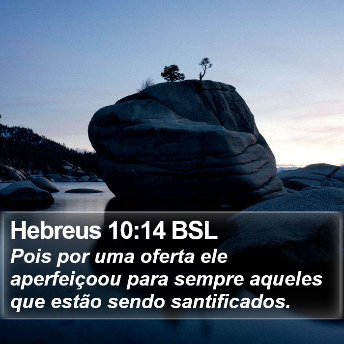 Hebreus 10:14 BSL Bible Study