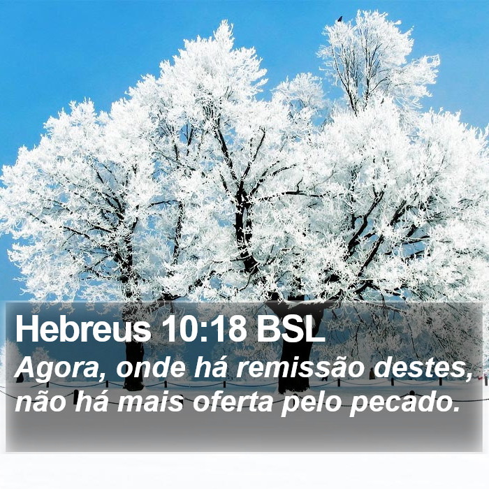 Hebreus 10:18 BSL Bible Study