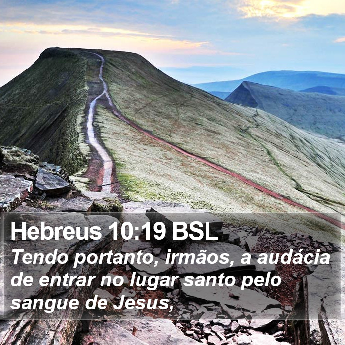 Hebreus 10:19 BSL Bible Study