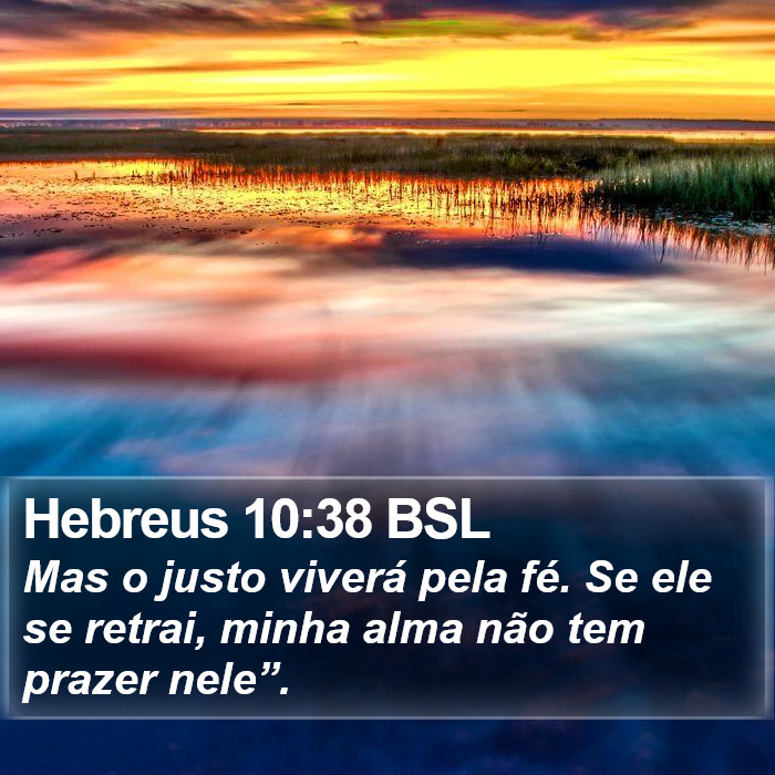 Hebreus 10:38 BSL Bible Study
