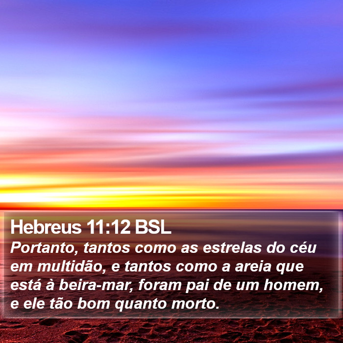 Hebreus 11:12 BSL Bible Study