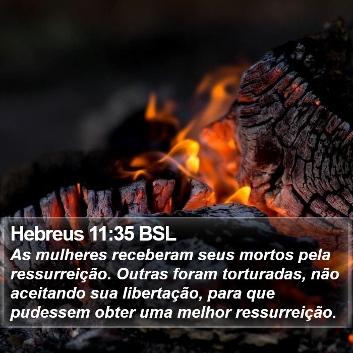 Hebreus 11:35 BSL Bible Study