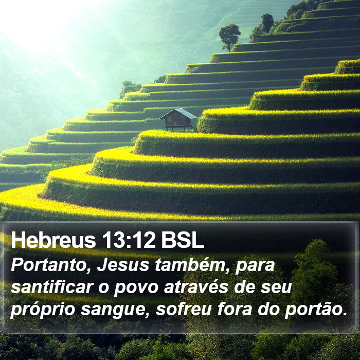 Hebreus 13:12 BSL Bible Study