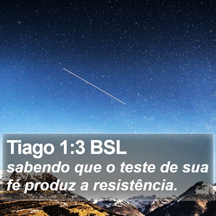 Tiago 1:3 BSL Bible Study