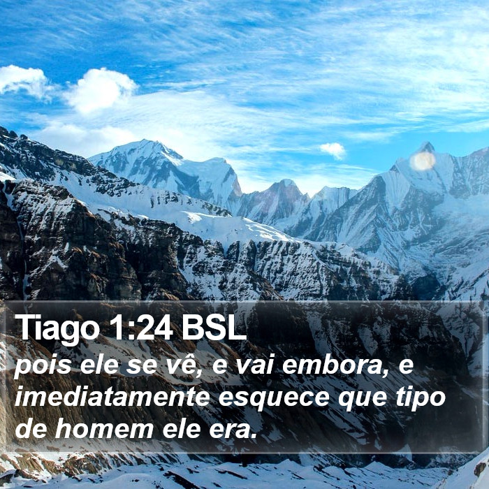 Tiago 1:24 BSL Bible Study