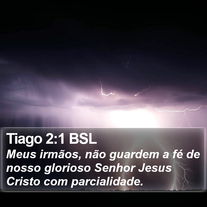 Tiago 2:1 BSL Bible Study