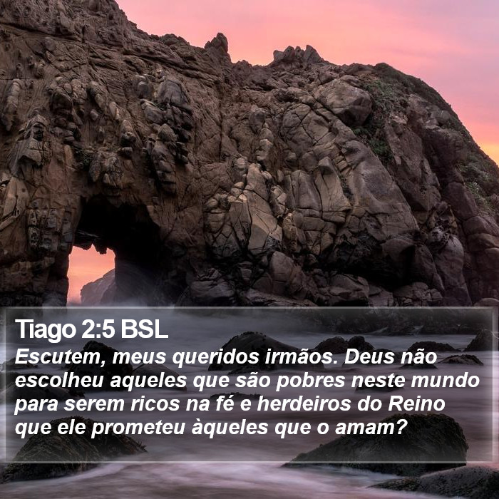 Tiago 2:5 BSL Bible Study