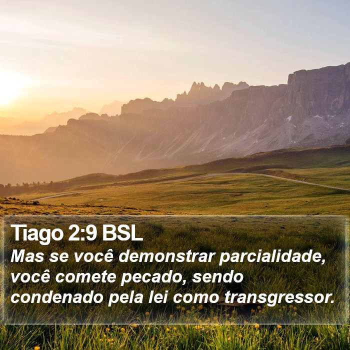 Tiago 2:9 BSL Bible Study