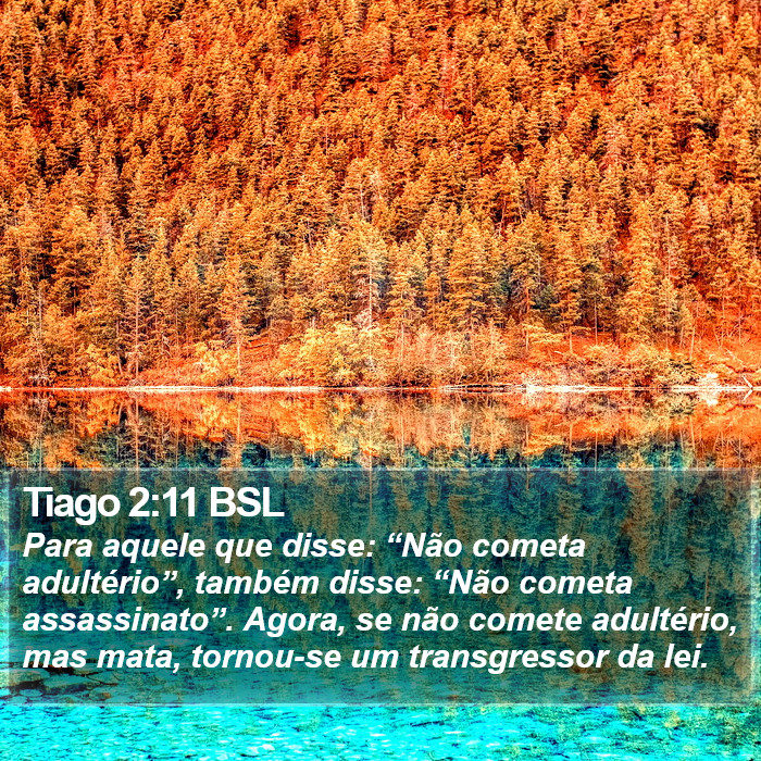 Tiago 2:11 BSL Bible Study