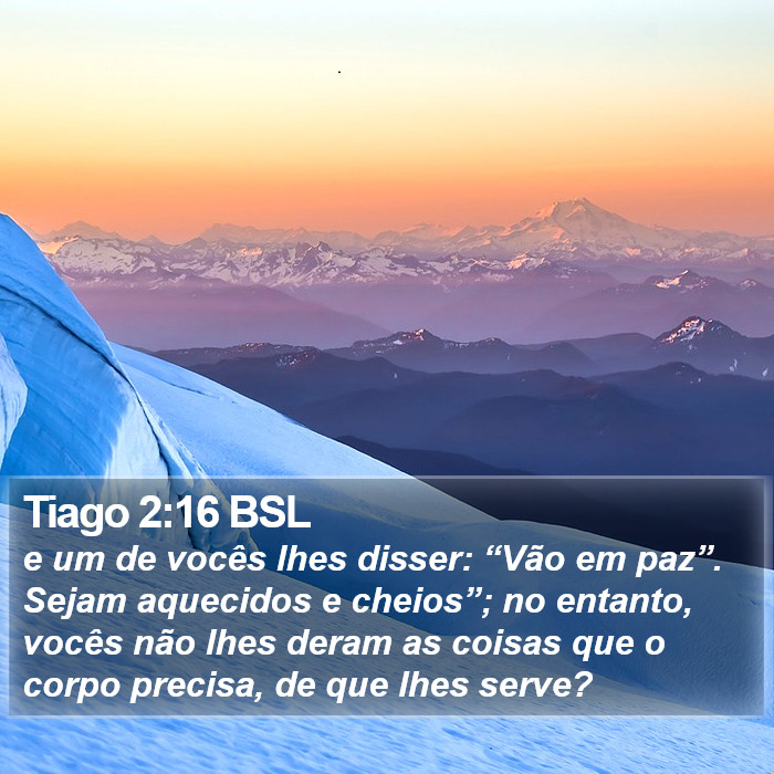 Tiago 2:16 BSL Bible Study