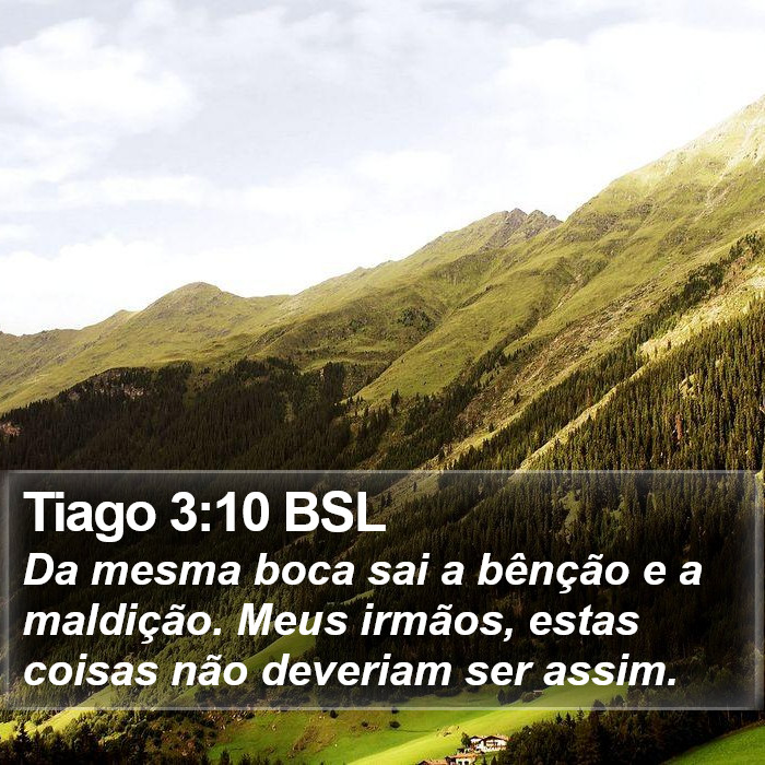 Tiago 3:10 BSL Bible Study