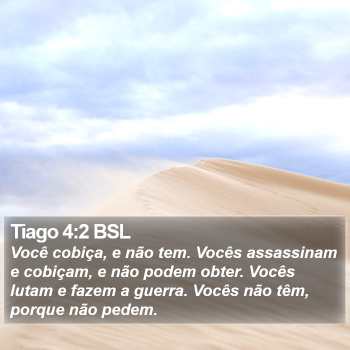 Tiago 4:2 BSL Bible Study