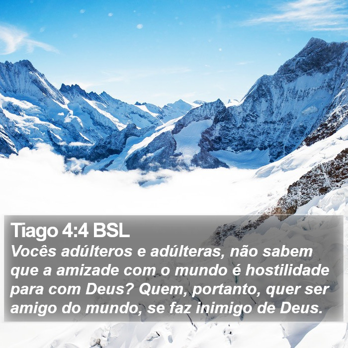 Tiago 4:4 BSL Bible Study