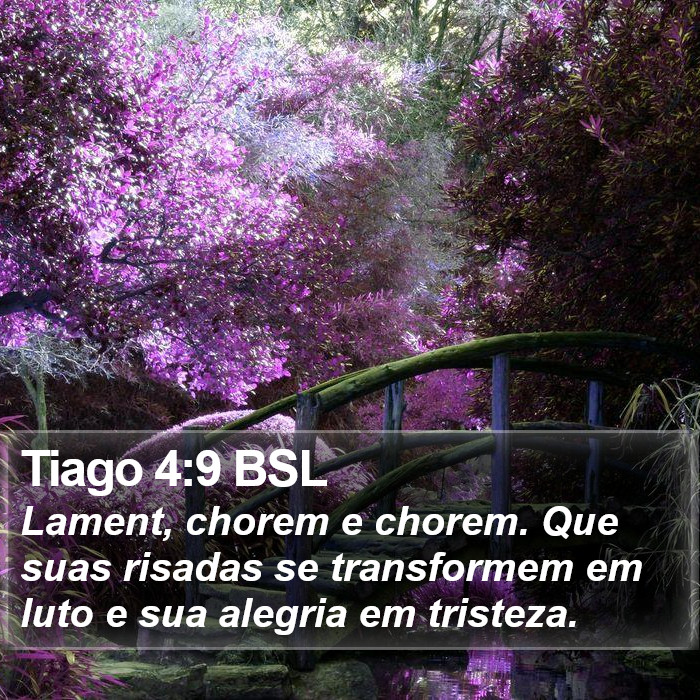 Tiago 4:9 BSL Bible Study