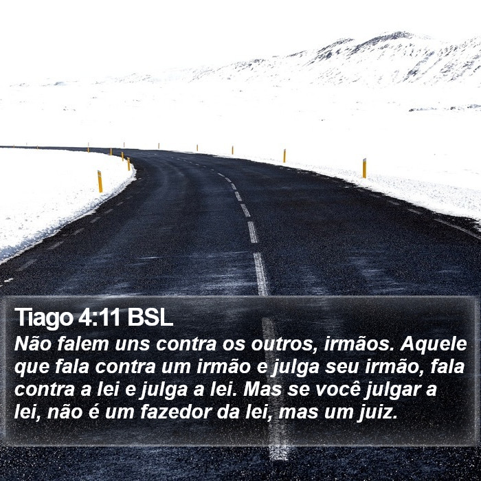 Tiago 4:11 BSL Bible Study