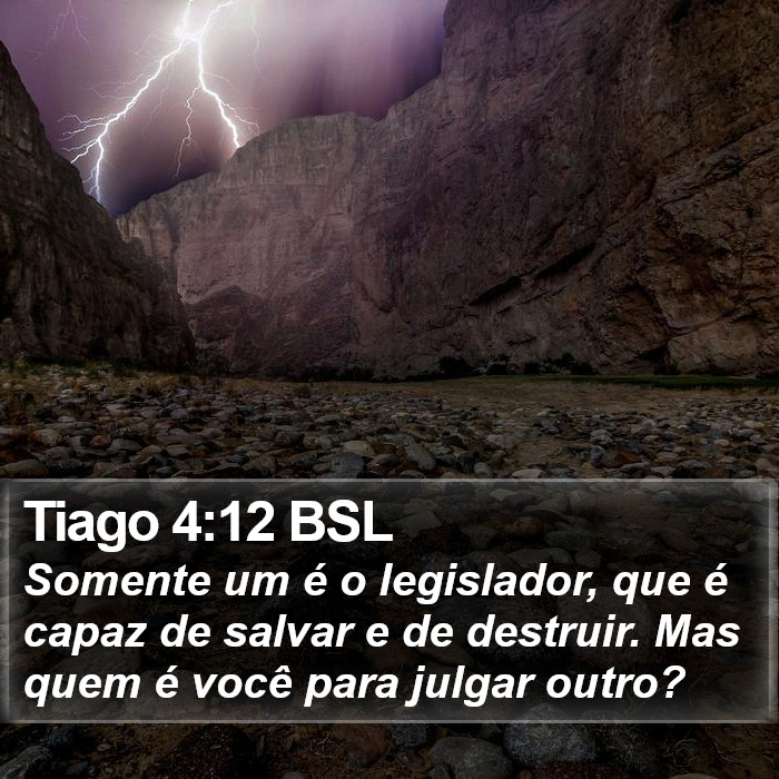 Tiago 4:12 BSL Bible Study