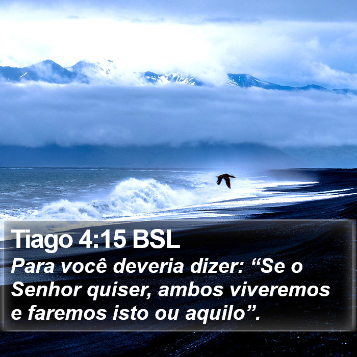 Tiago 4:15 BSL Bible Study