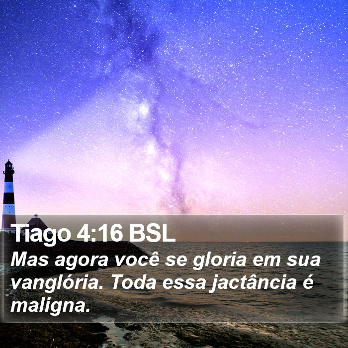 Tiago 4:16 BSL Bible Study