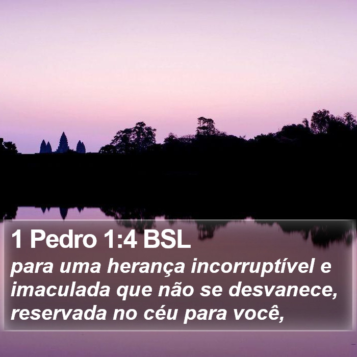 1 Pedro 1:4 BSL Bible Study