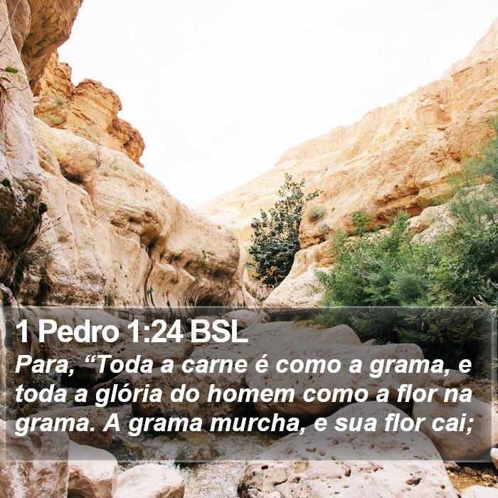 1 Pedro 1:24 BSL Bible Study