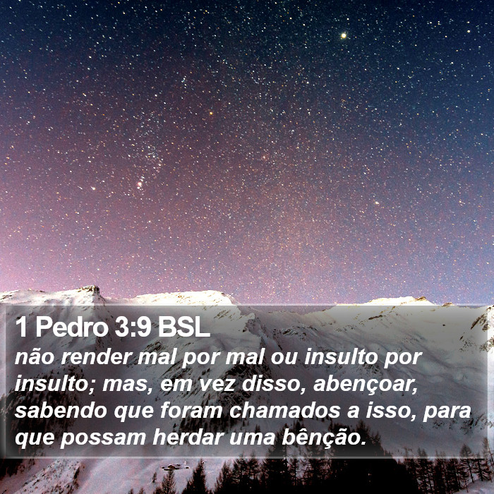 1 Pedro 3:9 BSL Bible Study