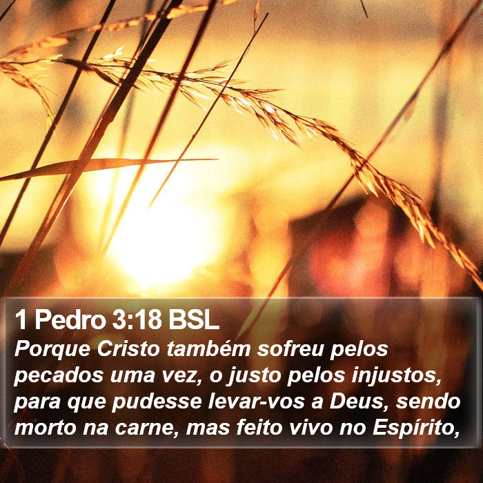 1 Pedro 3:18 BSL Bible Study
