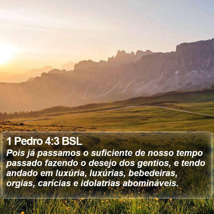 1 Pedro 4:3 BSL Bible Study