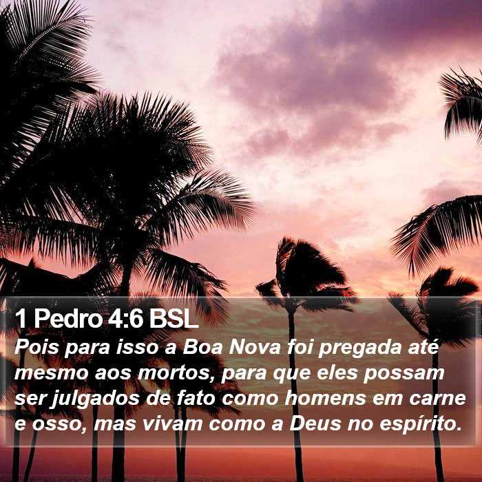 1 Pedro 4:6 BSL Bible Study