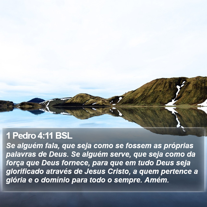 1 Pedro 4:11 BSL Bible Study