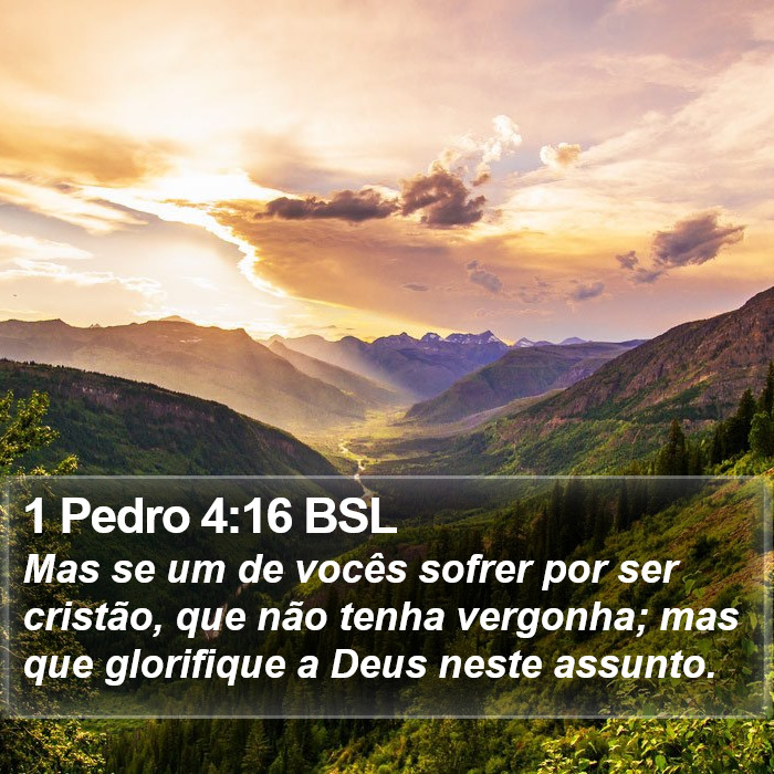1 Pedro 4:16 BSL Bible Study