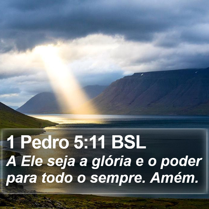 1 Pedro 5:11 BSL Bible Study