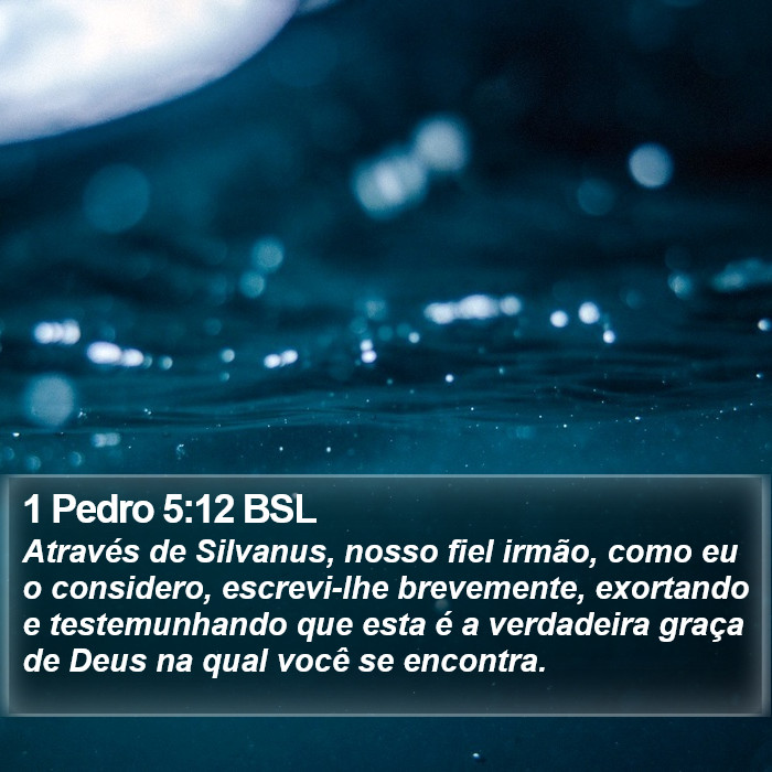 1 Pedro 5:12 BSL Bible Study