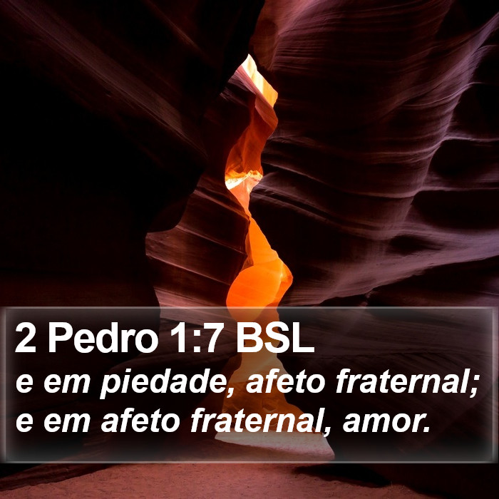 2 Pedro 1:7 BSL Bible Study