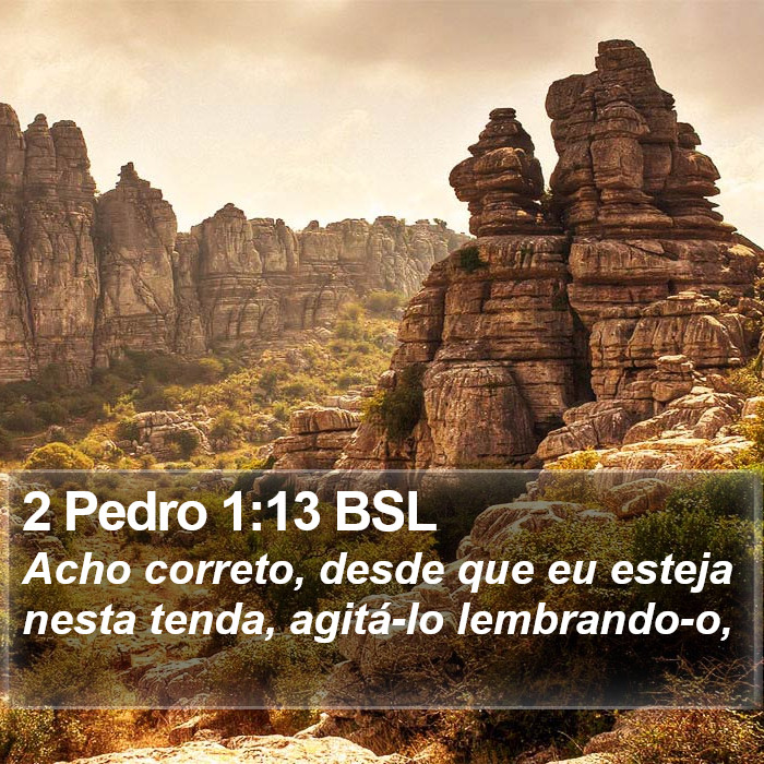 2 Pedro 1:13 BSL Bible Study