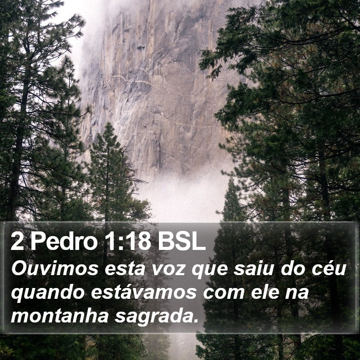 2 Pedro 1:18 BSL Bible Study