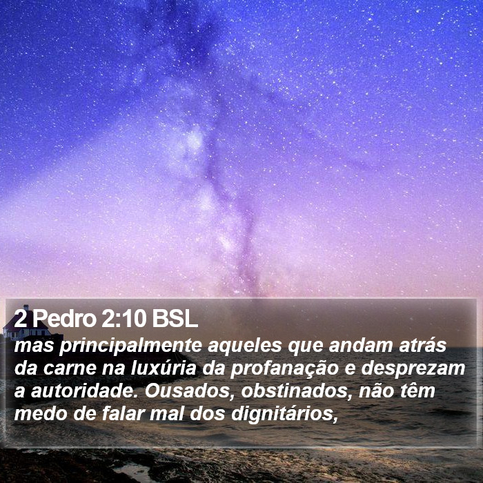 2 Pedro 2:10 BSL Bible Study