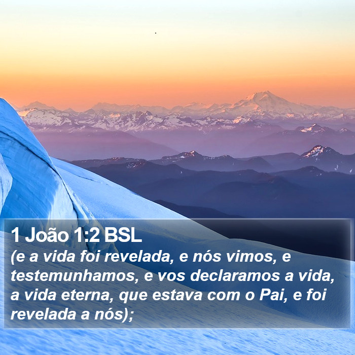 1 João 1:2 BSL Bible Study