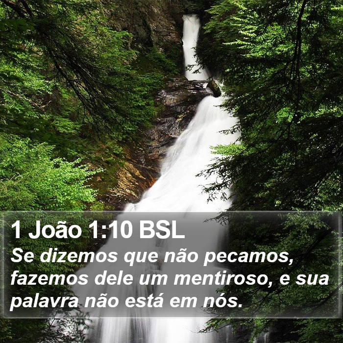 1 João 1:10 BSL Bible Study