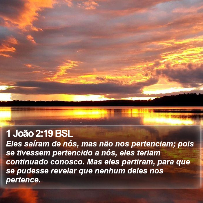 1 João 2:19 BSL Bible Study